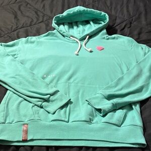 AMPERSAND AVE Teal Women's Hoodie